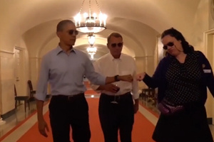 奥巴马卸任前拍短剧 自嘲退休后该干啥