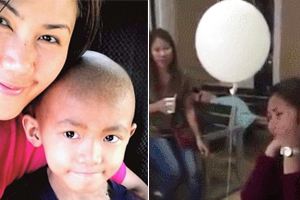 暖心灵异视频：去世男孩化身气球安慰伤心妈妈