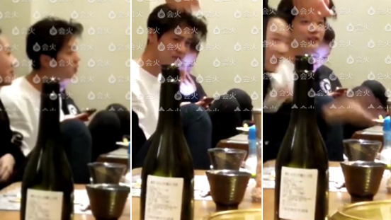 鹿晗关晓彤约会首次曝光 同吃烤肉甜蜜蜜