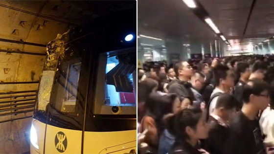 深圳地铁出故障乘客全被请下来:场面混乱