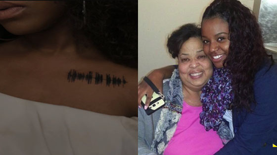 她把去世奶奶的声音纹身上 扫码就能听到