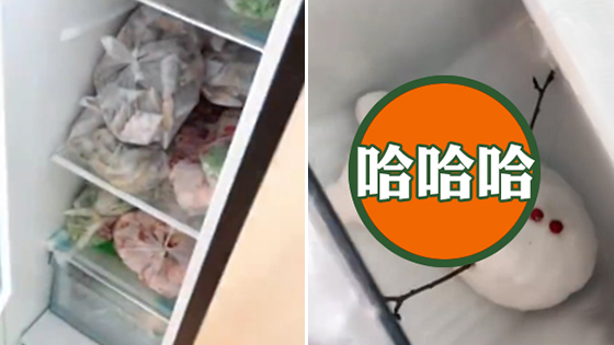南方姑娘打开冰箱显摆 全国网友都笑疯了