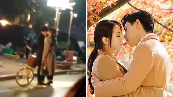 热巴新剧路透照曝光 简直是接吻教学视频