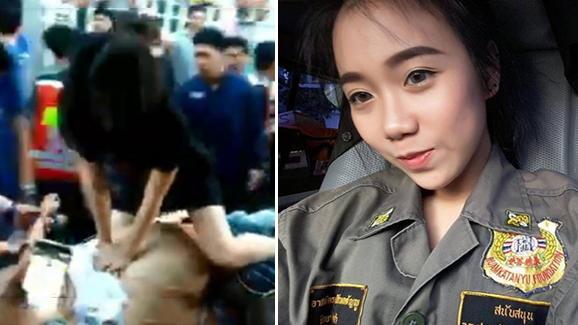 泰国女护士因穿短裙救人被骂 网友看后愤怒了