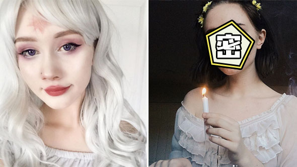 仙女卸妆露素颜 却被赞比化妆还美