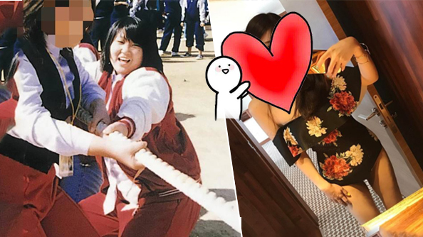 胖妞10年后变火辣女神 男同学后悔惨了