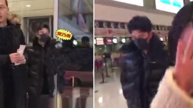 现场：贾乃亮发声明后首现身 神情落寞