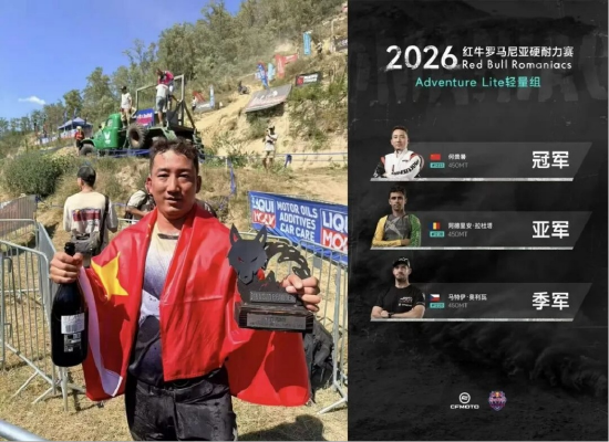何贵暑勇夺第23届红牛罗马尼亚硬耐力拉力赛勇夺轻量组冠军