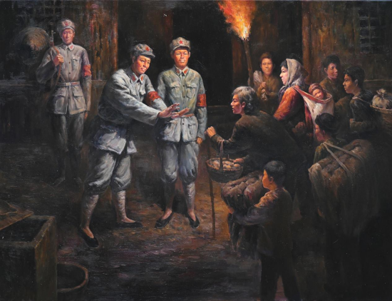 油画家笔下的红军十日