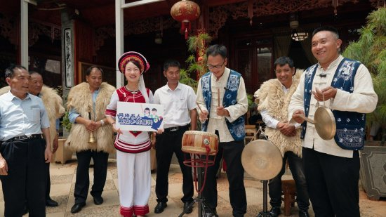 吹吹腔表演民间艺人。赵振磊/摄