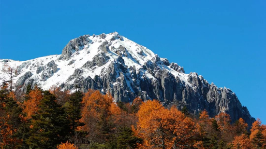 图 1石卡雪山雪景