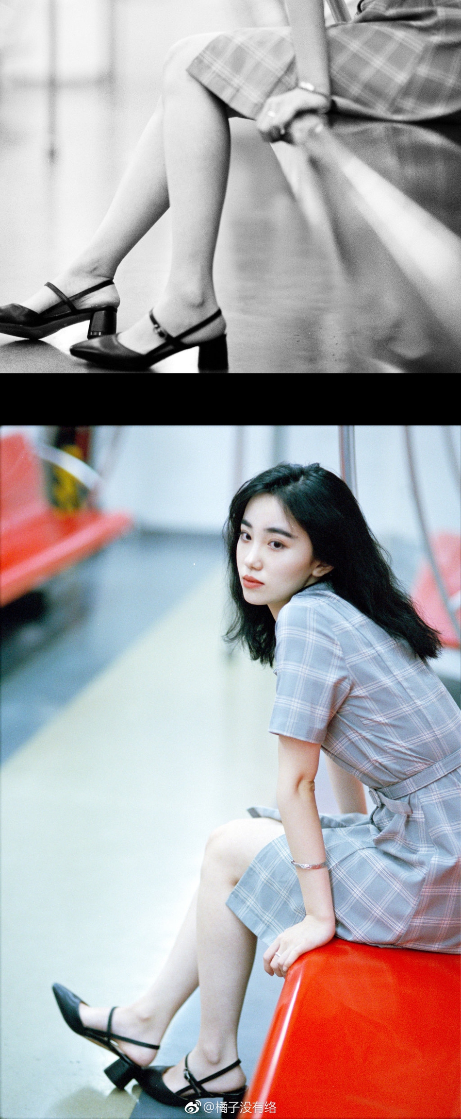 组图:北影学妹短发撩人 地铁写真尽显都市清新