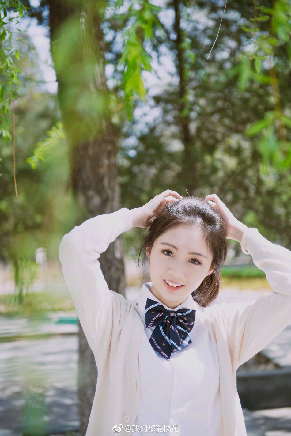 组图:中国农业大学校花 笑起来很舒服的甜美女孩