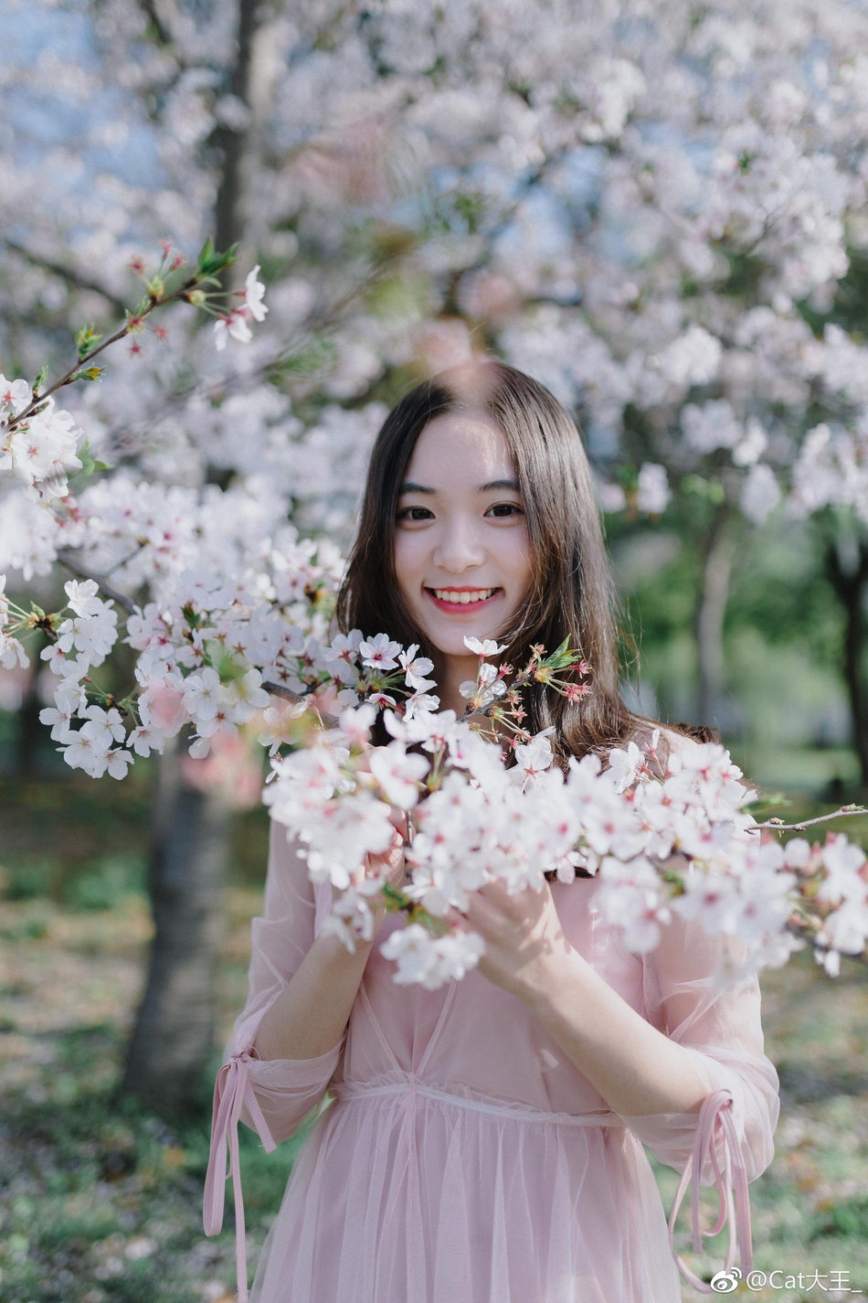 上海交通大学清新校花 温婉的女生亲和力十足