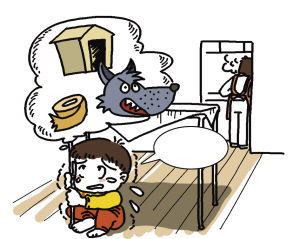 孩子胆小懦弱或是家长吓唬惹的祸