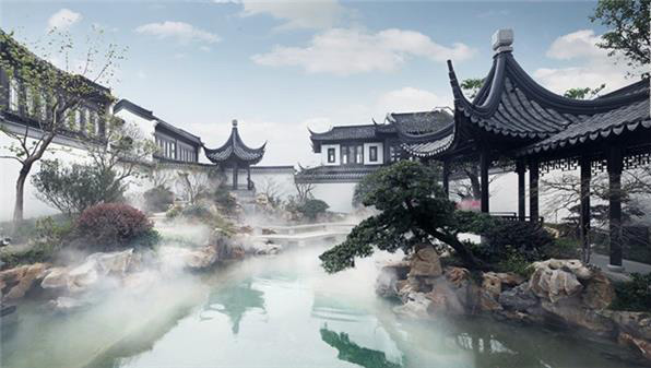 绝美新中国风豪宅配带32个卧室双语