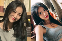 同济校花置身麦田神情陶醉