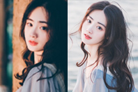 同济校花置身麦田神情陶醉