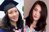 同济校花置身麦田神情陶醉