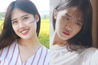 同济校花置身麦田神情陶醉