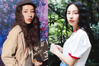 同济校花置身麦田神情陶醉