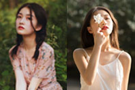 同济校花置身麦田神情陶醉