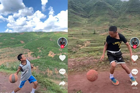 四川大凉山13岁少年靠短视频自学篮球：点燃大山里的篮球梦