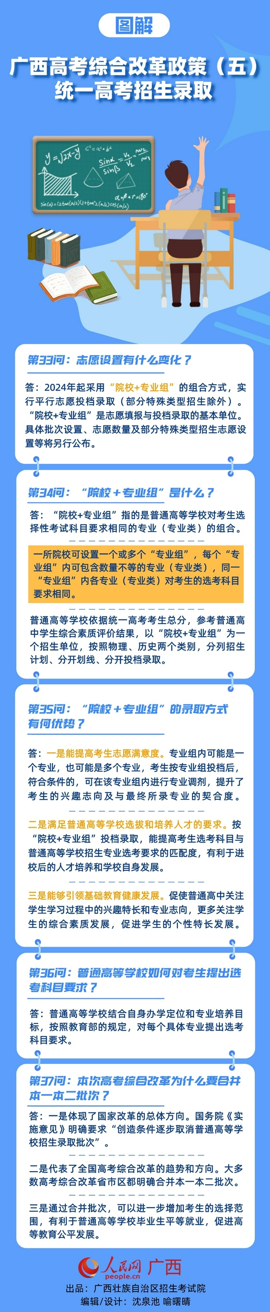 广西：高考综合改革政策图解