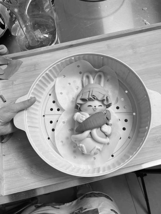 媛媛制作的花饽饽萌味十足