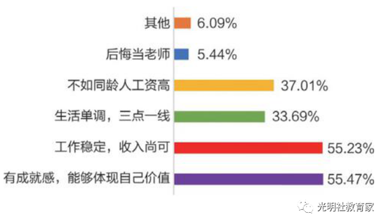 　图九：入职后“90后”教师对教师职业的看法