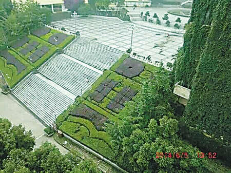 现实中的学校大门
