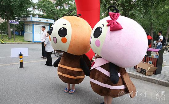 清华新生报到