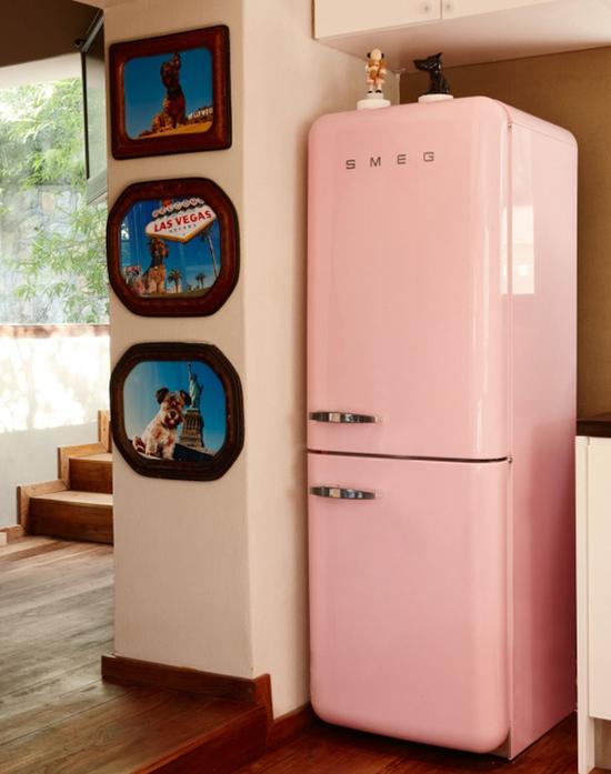 smeg彩色冰箱图片