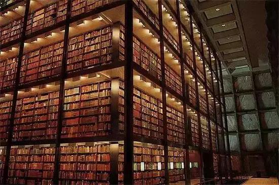 世界上最大的图书馆之一——耶鲁图书馆