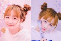 同济校花置身麦田神情陶醉