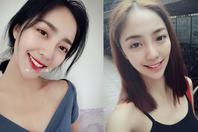 同济校花置身麦田神情陶醉