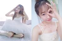 同济校花置身麦田神情陶醉