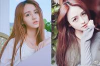 同济校花置身麦田神情陶醉