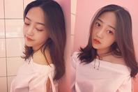 同济校花置身麦田神情陶醉