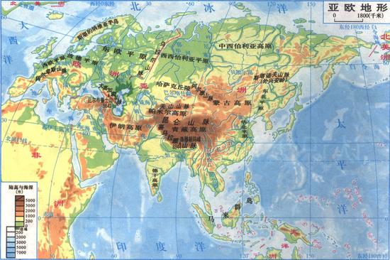 初中地理世界地图简图图片