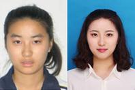 同济校花置身麦田神情陶醉