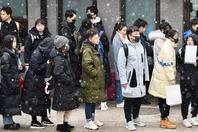 同济校花置身麦田神情陶醉