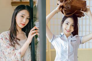 川影校花晒初恋风写真 笑容清新人甜美