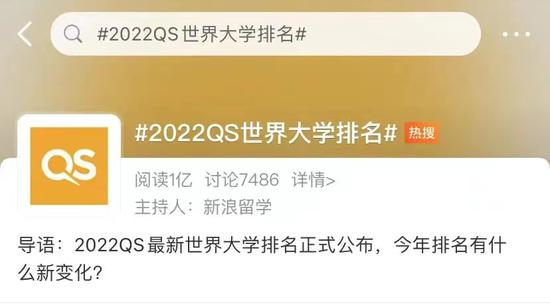 2022QS世界大学排名出炉 清北领头58所国内高校霸屏上榜