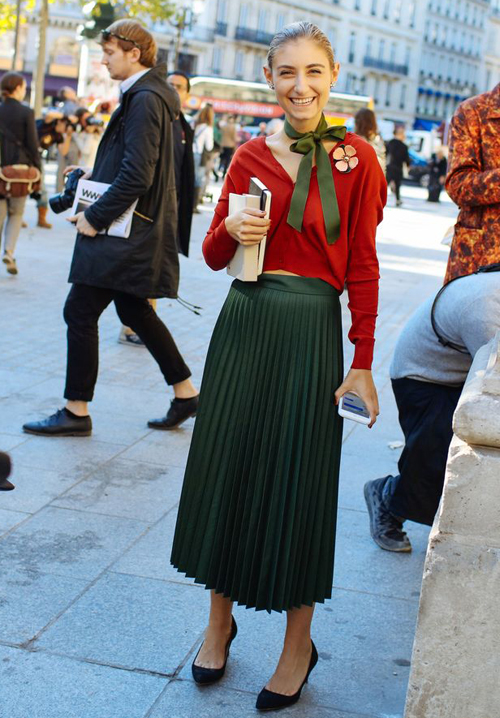 战衣搭配指南 这个圣诞就是要穿红戴绿