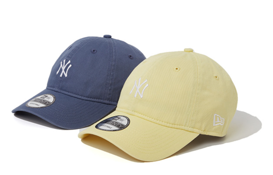 NEW ERA 夏季新款 MLB 软顶弯檐棒球帽 NY 刺绣鸭舌帽