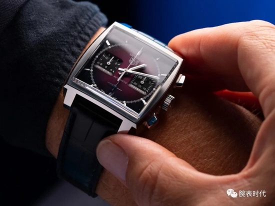 泰格豪雅摩纳哥系列紫色表盘限量版腕表