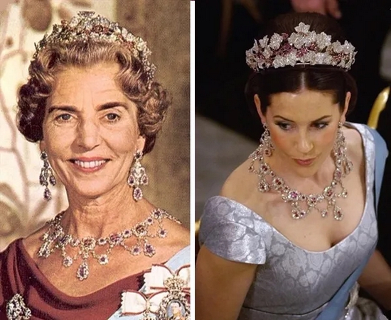 △英格丽德王妃（左）、玛丽王储妃（右）