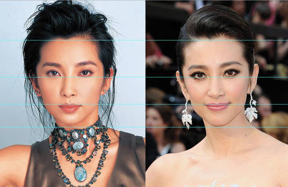 大概是这样假设自己的方脸,三角脸与身边那些天生菱形脸,倒三角脸的人