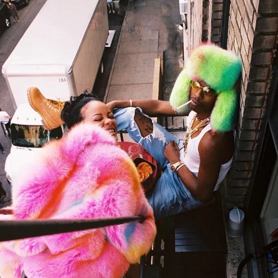 Rihanna & A$AP Rocky / Via VOGUE